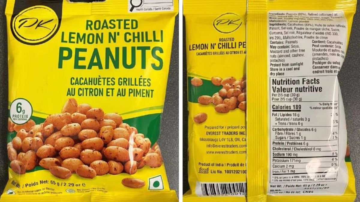 Peanuts Recalled in Quebec & Ontario